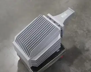 How does the design of a Double Ridge Waveguide Termination differ from other waveguide terminations?